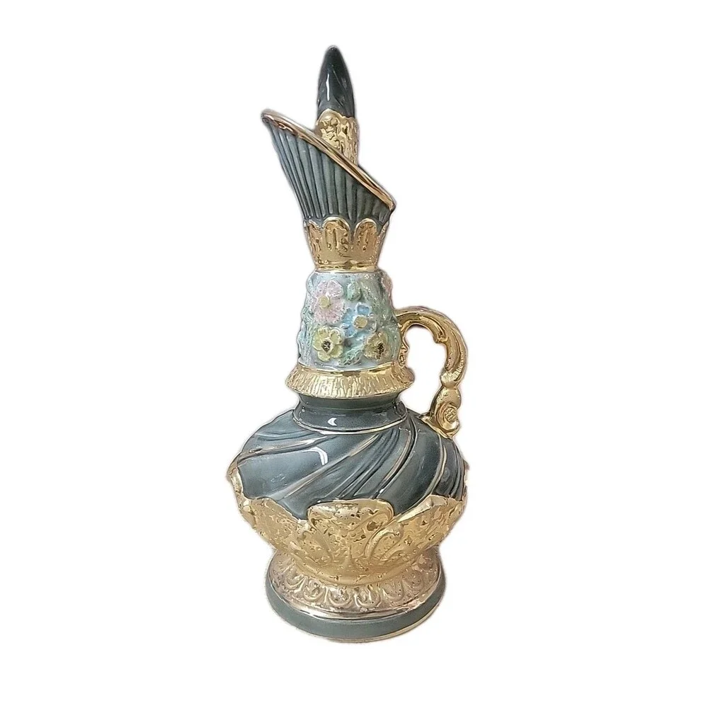 Vintage 1961 Jim Beam Jeannie Bottle Empty Decanter – CM Miller Porcelain – Rare